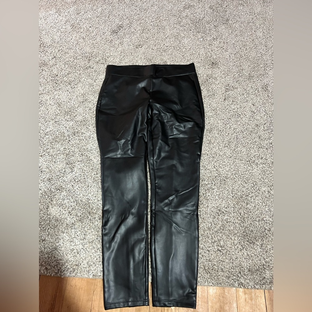 Black Leather Pants